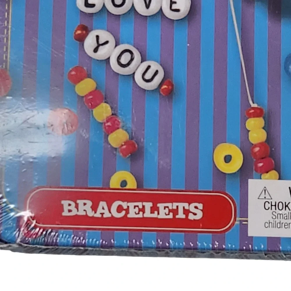 TS Shure by Bendon Friendship Letter Bracelets, Necklaces 190 Beads Elastic Cord